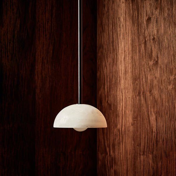 Aurelia Elegance Brass Glass Pendant Lamp