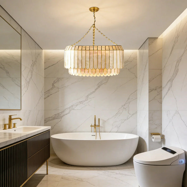 Light Luxury Shell Chandelier