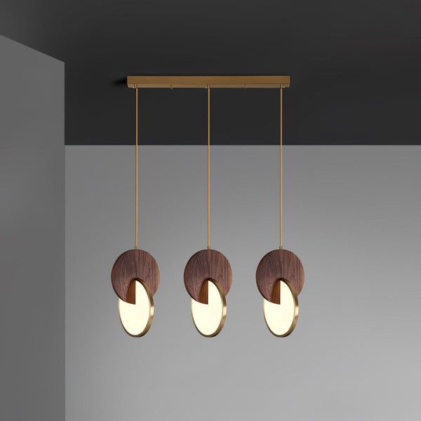 Lysola Wood Ring Pendant Light