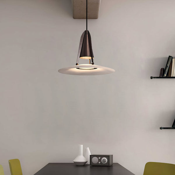 Aragon Pendant Light Alabaster Fusion