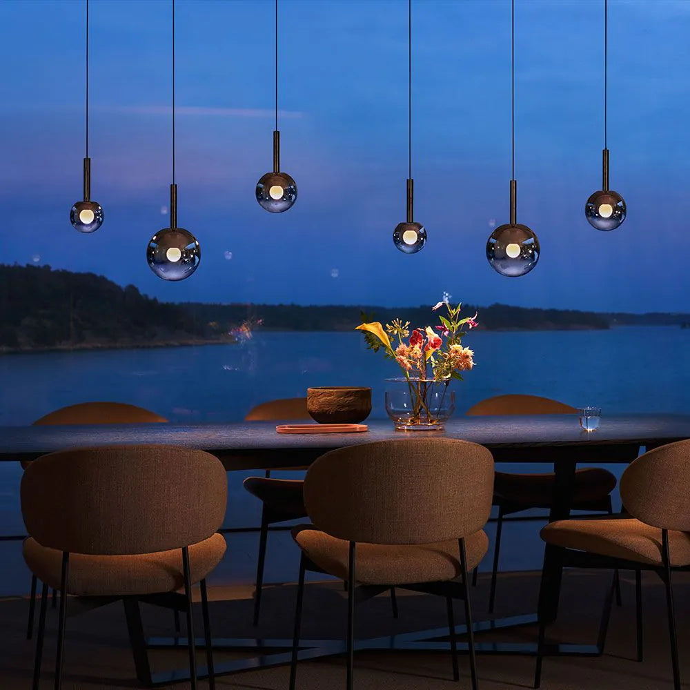 Vetheel Traditional Cloud Glass Pendant Lamp