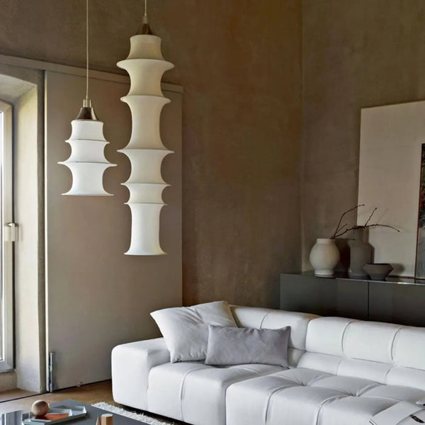 Stretch Fabric Pendant light