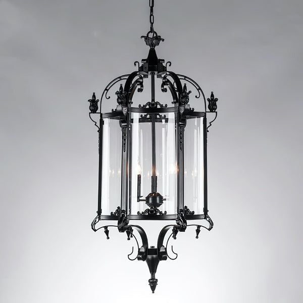 Ardorion Vintage Luxury Glass Lantern Chandelier