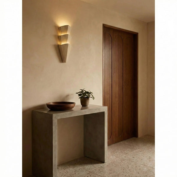 Plaster Tiered Wall Sconce | CLTOR026