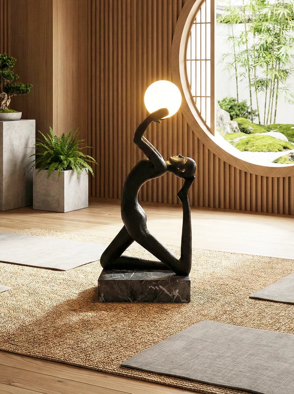 Yoga Sculpture Floor Lamp