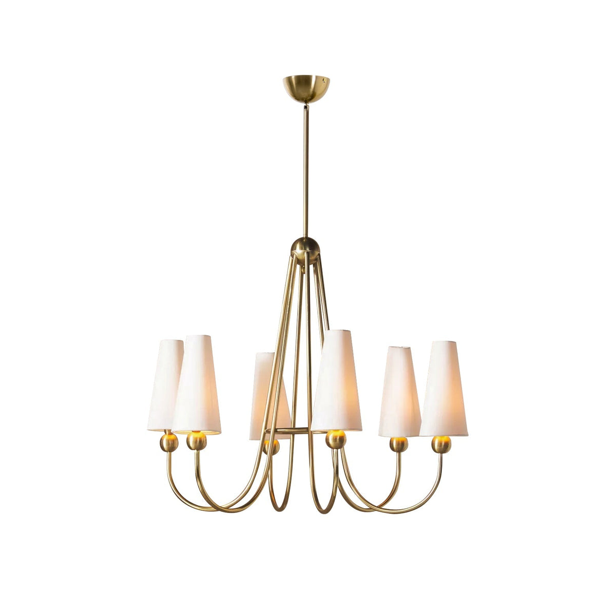 Calire Vintage Industrial Fabric Chandelier
