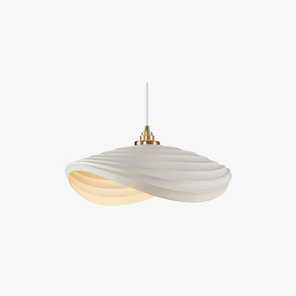 Ritta Wabi-Sabi Minimalisme Ripple Pendant Light, Resin&Metal