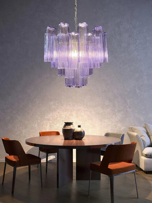 Fantastic Amethyst Tubes Chandelier