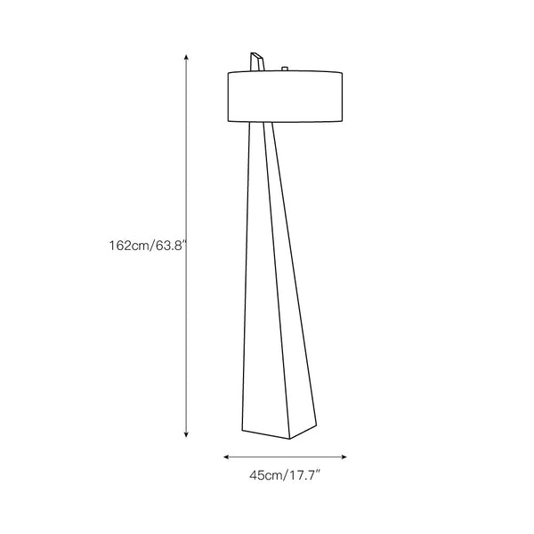 Renalise Obelisk Floor Lamp