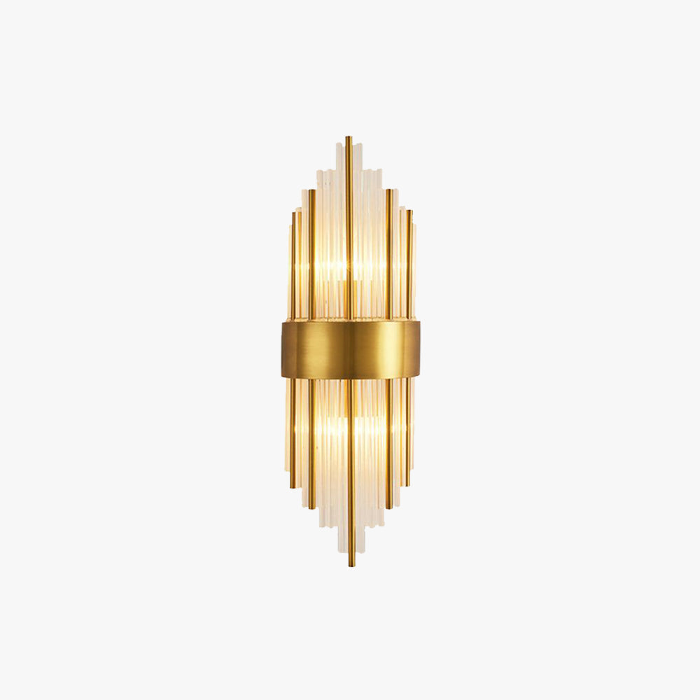 Kristy Luxury Gold Crystal Bedroom Bedside Wall Lamp