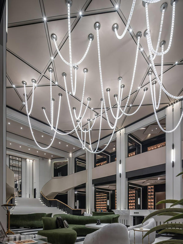 The Gabriel Branch LED Chandelier | Custom Size & Made-to-Order Lighting for Luxury Homes & Commercial Spaces