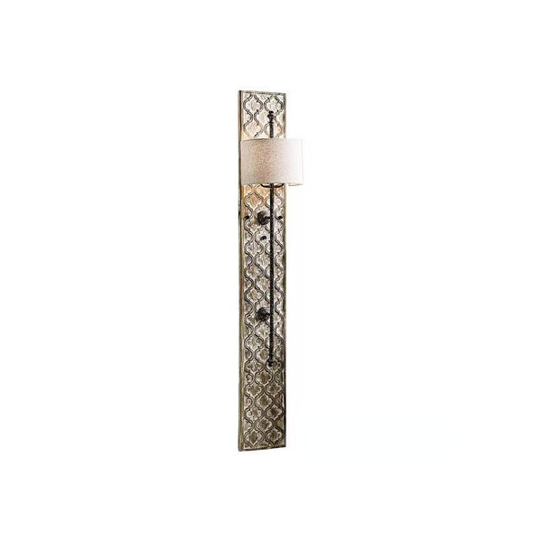 Echo Panel Creativity Wooden Fabric Sconce Wall Lamp