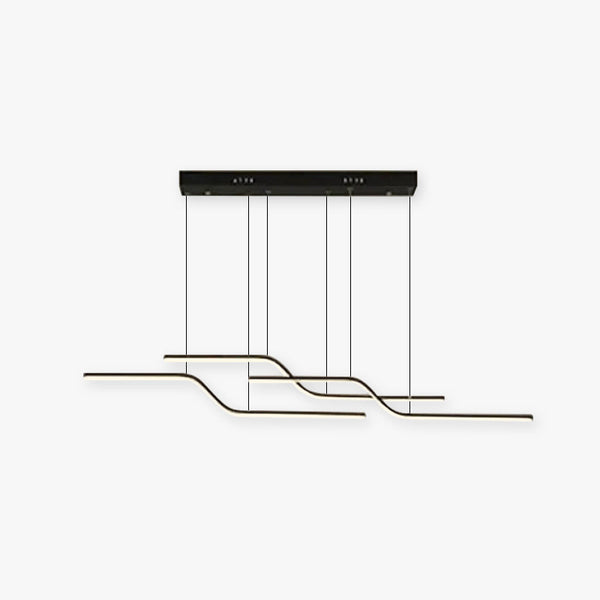 Simple Lines Pendant Light Fixtures for Dining Room