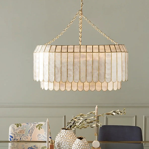 Light Luxury Shell Chandelier