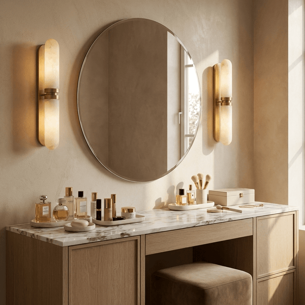 Capsula Alabaster Wall Sconce