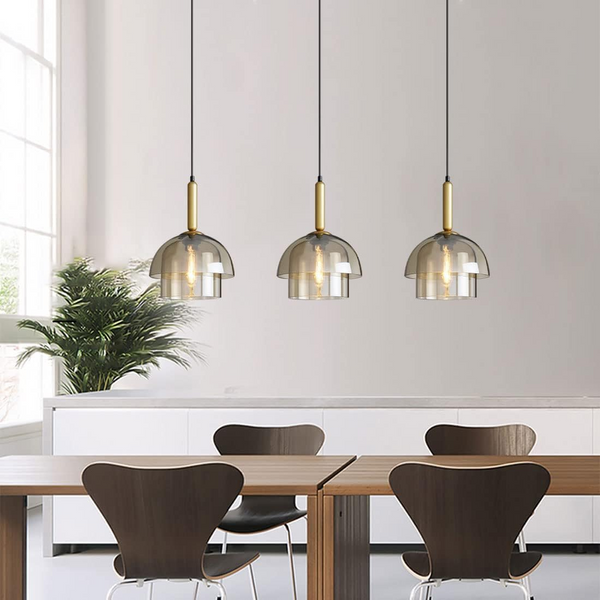 Modern Simple Glass Dome Ceiling Pendant Lights