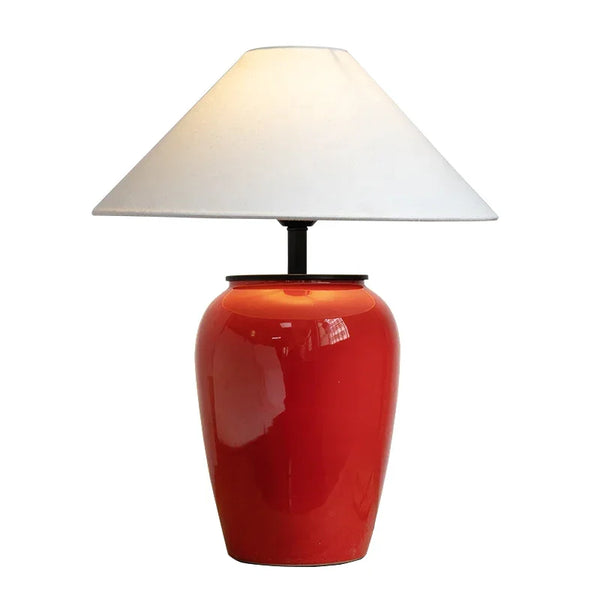 Salmeri Table Lamp | Red Ceramic | CLK7444120