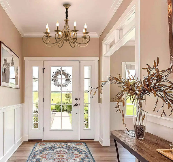 Modern Bronze Rustic Chandeliers 6/8 Heads