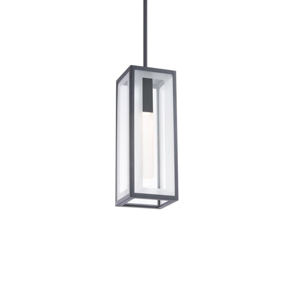 Ezra Travertine Cylindrical Pendant Light