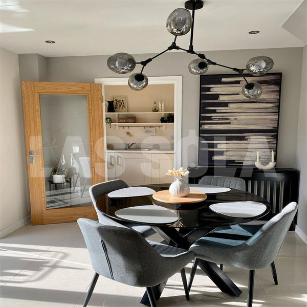Kirae Nordic Modern Glass Pendant Light Clear Bubble