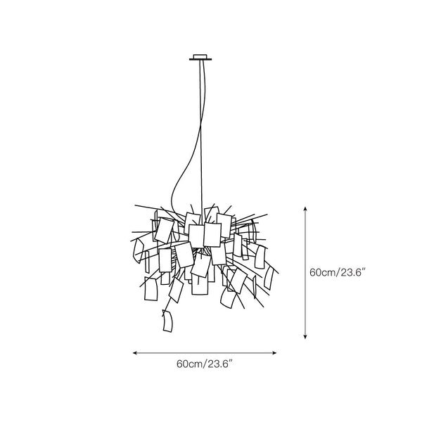 Ortheen Paper Chandelier