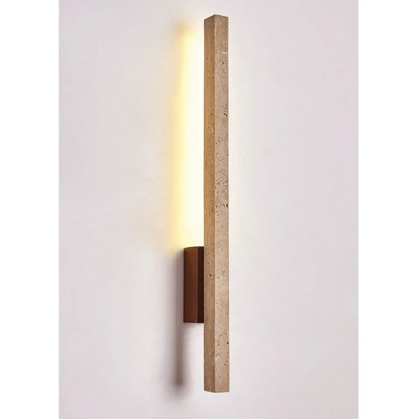 La Tavola Wall Light | Travertine & Wood | CLVB89500