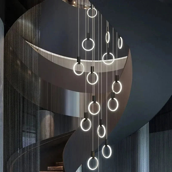 Jenne Modern Stairway Chandelier - Ceiling Light