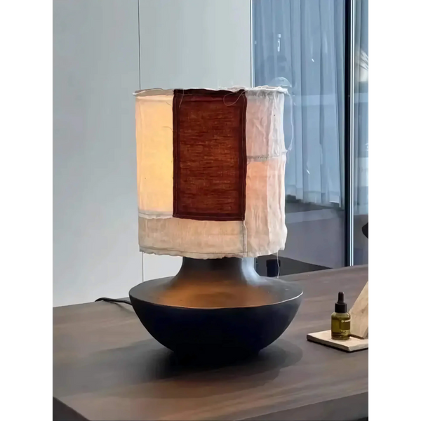 Ceramic & Silk Table Lamp | CLHJAA01SW