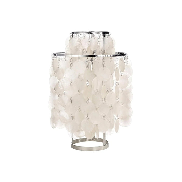 Round Shell Tiered Table Lamp