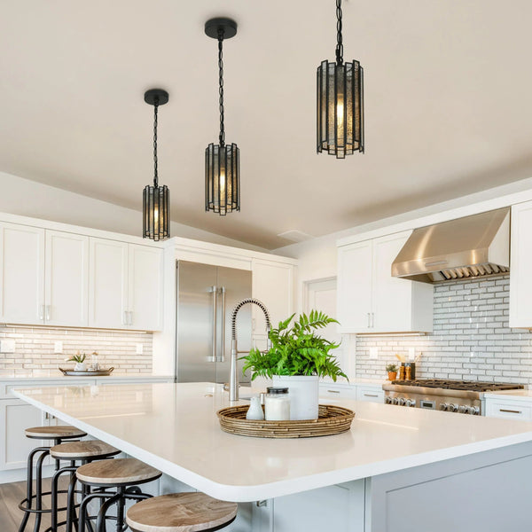 Hemaaolay Colored Glass Pendant Light