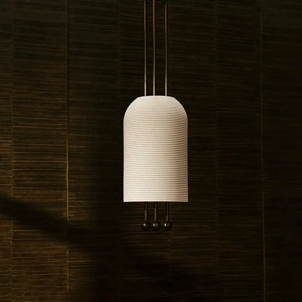 The Verona Solo | Solid Copper & Fluted Biscuit Ceramic | CLVRS