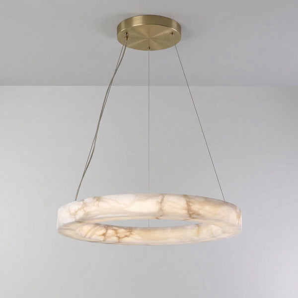 Anello Chandelier | Round Alabaster | CLVC0210