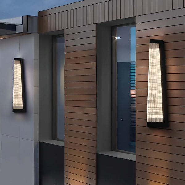 Riveniella Striped LED Modern Outdoor Wall Lights Fixture