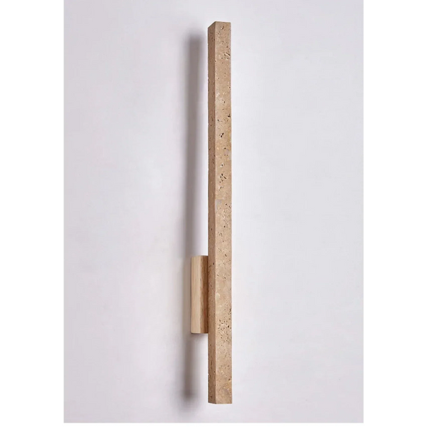 La Tavola Wall Light | Travertine & Wood | CLVB89500