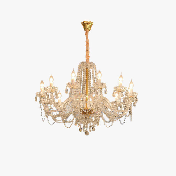 Kristy LED Chandelier Crystal Glass Living Room Bedroom