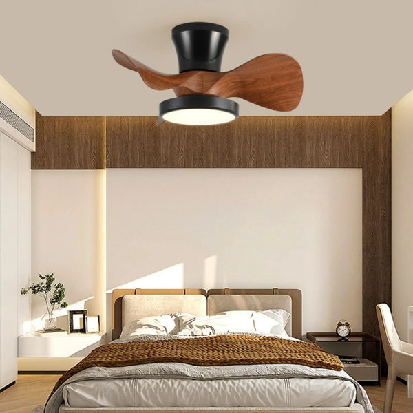 Industrial Round Acrylic Ceiling Fan Light