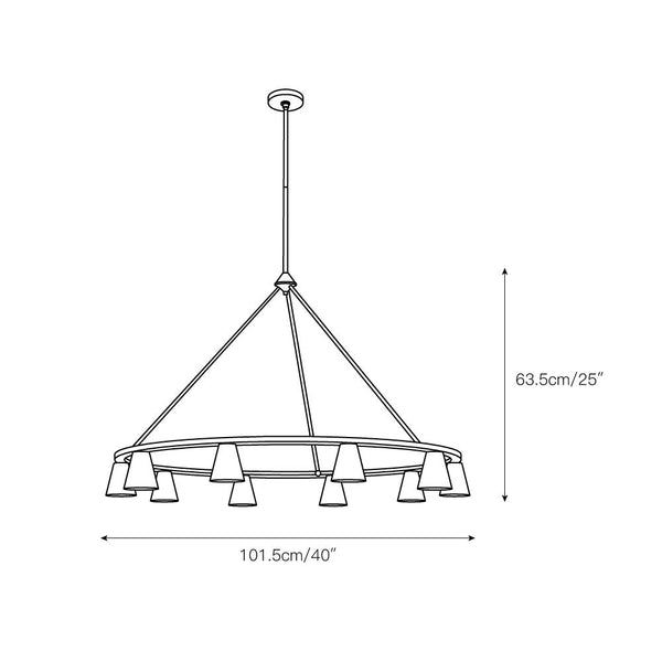 Ilaeiel Elegance Alabaster Chandelier