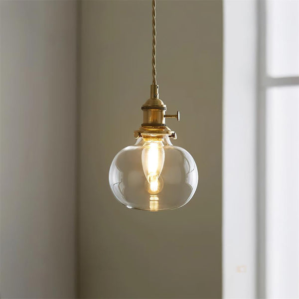 Glint Clear Glass Pendant Light