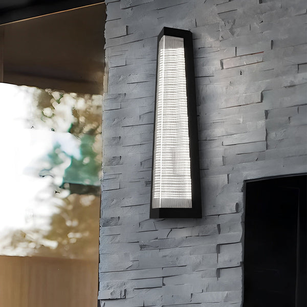 Riveniella Striped LED Modern Outdoor Wall Lights Fixture