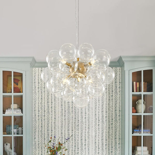 Fljotun Glass Sphere Chandelier
