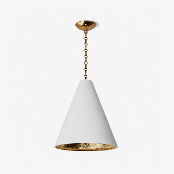 Terierina Plaster Cone Pendant Light
