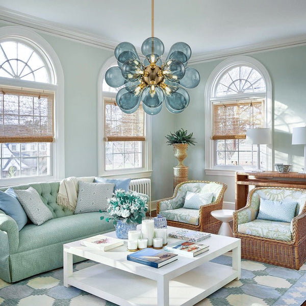 Orbis Contemporary Glass Chandelier