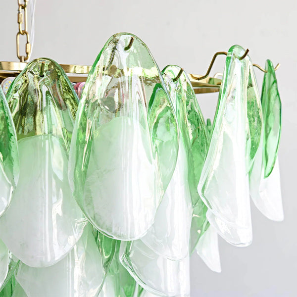 The Maison Chandelier | Glass & Stainless Steel | CLND017