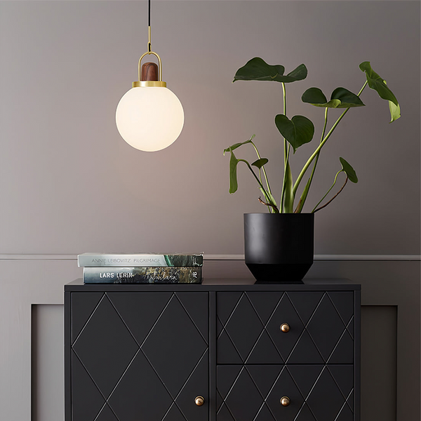 Glass Globe Splendor Pendant Light