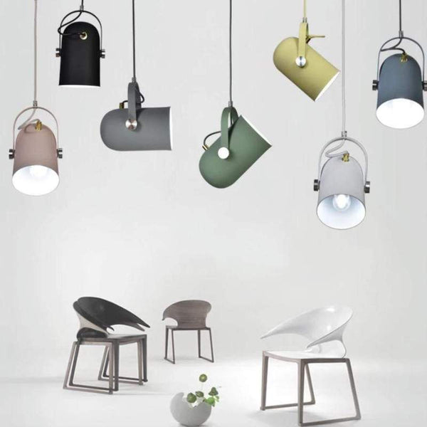 Macaron Pendant Light Metal with Anti-Glare for Bedside