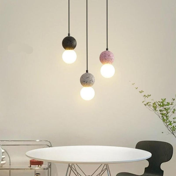 Orynth Pendant Light Travertine Modern
