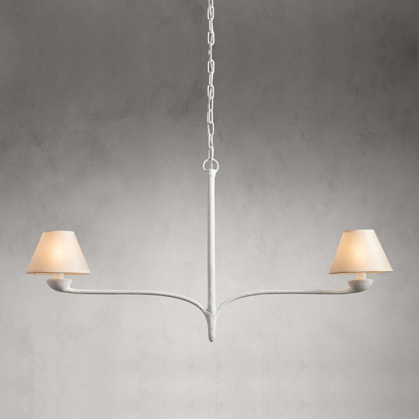 Upturn Elegance Vintage Resin Fabric Chandelier