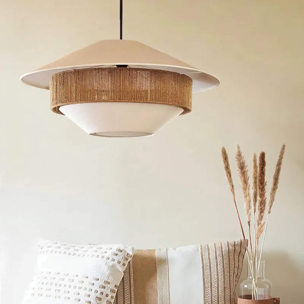 Handwoven Wicker Pendant | CL8785CV
