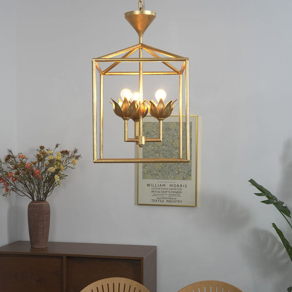 Open Cage Pendant Light