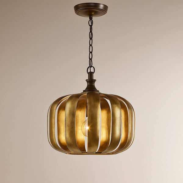 Cage Pendant Light | Antique Gold | CLCAGE042
